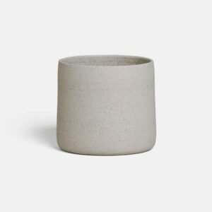 Home White Speckle Plant Pot